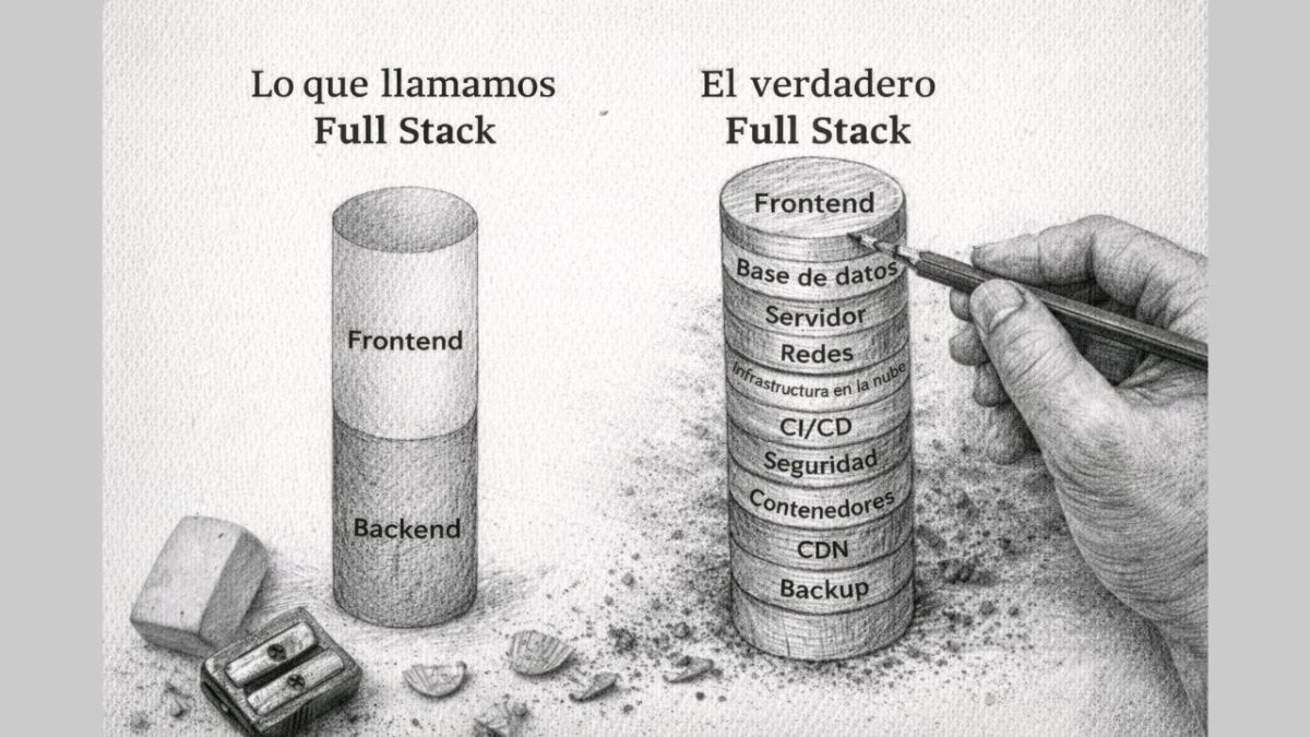 📰 El mito del desarrollador full stack: por qué el software moderno ya no cabe en una sola persona